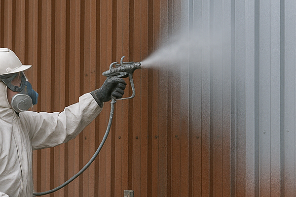 On-site spray painting services Milton Keynes